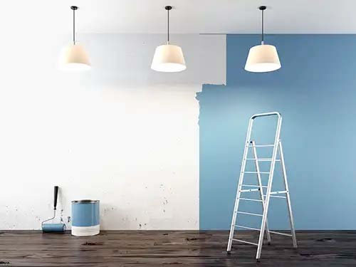 Davis Painting Light Blue Workspace